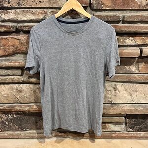 Rhone Grey Pima Cotton Crewneck Short Sleeve Tee